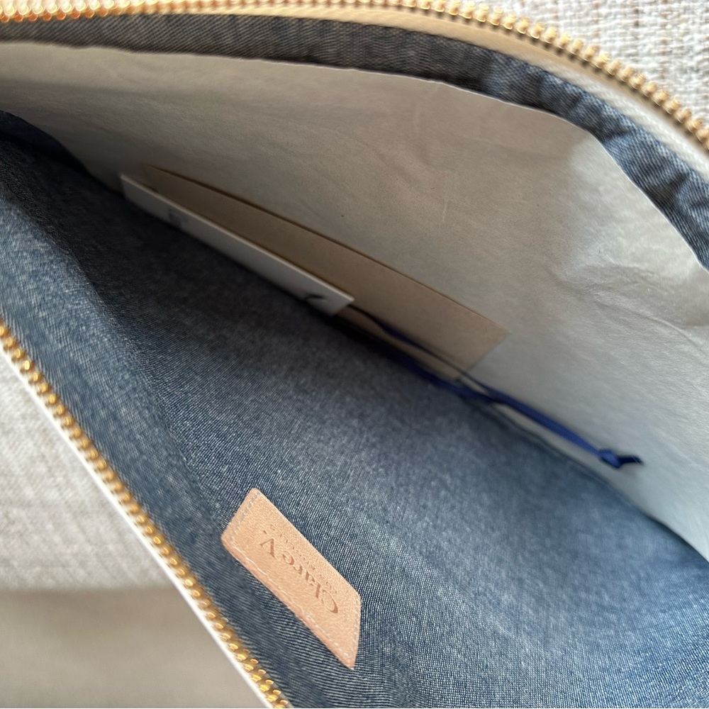 Clare V flat leather pouch - Picture 4 of 5